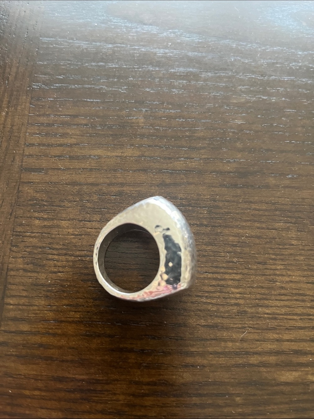 Ippolita Hammered Silver Dome Ring